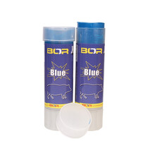 猪博士 大号猪身画笔 猪画笔猪用蜡笔猪用画笔标记笔 兽用记号笔 养殖设备 精品蓝色