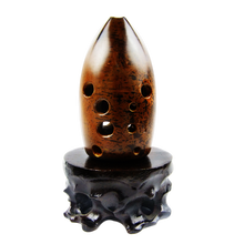 冯氏陶埙十孔10孔双腔易吹专业演奏红陶演奏陶埙音准音质柔和陶埙乐器 小C调