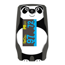 儿童手指夹式脉搏血氧饱和度仪检测量心跳心率指脉氧夹婴儿血氧仪 黑色 (备)