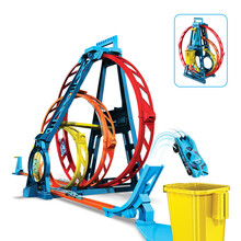 风火轮 轨道玩具赛车赛道儿童玩具男孩生日礼物小汽车模型玩具-三环挑战轨道组合套装GLC96