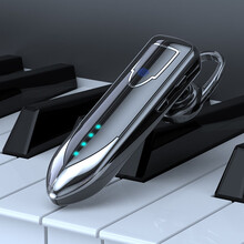 朋科达无线蓝牙耳机挂耳式跑步入耳运动开车超长待机适用华为mate40/pro荣耀苹果手机通用 钢琴黑 官方标配