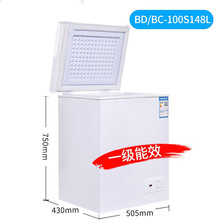 一级节能小冷柜家用商用大容量冷冻柜迷你冰柜小型双温冷 100S148L标准款【全国联保 送货上门】