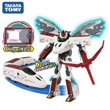 TAKARATOMY多美卡钢铁侠套装三节电动火车轨道场景套装儿童男孩玩具礼物 964360豪华变形火车