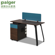 派格 办公家具职员办公桌单人屏风工位电脑桌含压柜A款P-GSG121A