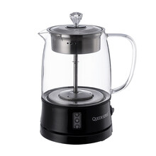 德国帝盛煮茶壶家用玻璃多功能办公室小型全自动养生壶黑茶煮茶器 黑色