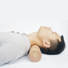 杜仲木枕、杜仲颈椎圆木枕、木枕头、颈椎枕z定制 高6.5、长40CM(1.55米人群用)