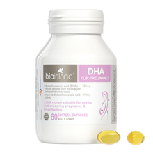 Bio island 佰奥朗德 dha孕妇 dha海藻油 DHA 孕期哺乳期孕中孕后脑黄金孕妇 孕妇DHA海藻油胶囊 60粒*1瓶
