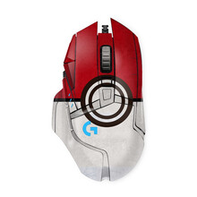 适用 罗1技G502有线版 hero 无线版 鼠标贴纸 G502SE 贴膜全包 炫彩个性纸 YL001贴纸【G502有线版】