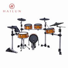海伦 HAILUN 电子鼓新款电鼓架子鼓儿童电子鼓初学者入门爵士鼓初学高性价比H20E金色四镲