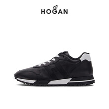 HOGAN男鞋2021春夏New Running系列复古运动鞋 黑色 39