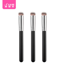 阿嚓热 粉底刷圆头遮暇不吃粉软毛化妆刷新手初学者化妆工具 小圆头粉底刷3支 人造纤维