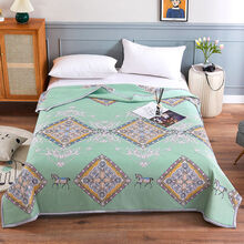 泰国进口天然乳胶被空调被子可机洗学生宿舍夏凉被芯双人冰丝薄被 罗马之成 100*150cm