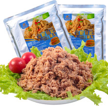 渔人百味 金枪鱼罐头 1000g 袋装 金枪鱼松罐头即食海鲜寿司食材罐头软包装 金枪鱼松1000g*2袋