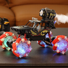 蝙蝠侠战车手势感应遥控车仿真氮气喷雾合金越野攀爬车儿童玩具漂移遥控汽车 男孩生日礼物  单电池 
