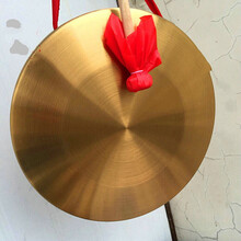 铜锣锣鼓镲开道锣手锣锤乐器合金钢材质锣 锣直径18cm+锤