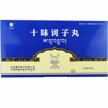 金诃 十味诃子丸 0.25g*120丸（60丸*2盒）清肾热 利尿 肾炎 血尿尿频尿道结石 腰膝酸痛 4盒装（约40-50天用量）