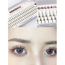 博主仙子毛网红款单簇假睫毛朵毛10mm 11mm自然c翘好看 宏佰利10mm 仙子毛