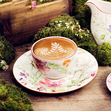 唯宝Villeroy&Boch紫迷系列咖啡杯碟德国进口下午茶具套装欧式家用一杯一碟250ml