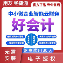 用友畅捷通好会计云会计财务软件网页版T3 记账做账 专业版5账套1年使用