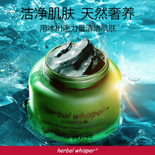 荟诗加拿大冰川泥冰川水面膜补水保湿控油深层清洁收缩毛孔去黑头涂抹式清洁泥膜女100ml（约157g）