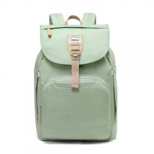 大树 海恩 後背包妈咪包 大空间分隔旅行包尼龙包WIN-212 果绿色