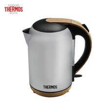 THERMOS膳魔师 电热水壶 304不锈钢烧水壶 开水壶 煮茶器1.7L EHA-1313A-S（企业专享）