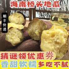【顺丰速发】海南澄迈桥头镇 新鲜 红薯山芋 板栗薯地瓜5/10斤 【顺丰快递】10斤精选 普通装
