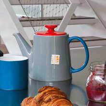 诺生集品 比利时Serax欧式小陶瓷撞色咖啡杯碟套装下午茶茶具茶壶单壶 茶壶 灰色1.2L