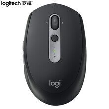 罗技（Logitech） M590无线静音蓝牙鼠标双模连接办公商务笔记本家用Flow技术 黑色
