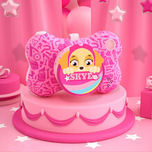 麦巧适儿童相机高清智能儿童照相机儿童玩具女孩3-10岁儿童节礼物赠32G内存卡WIFI版 汪汪队天天