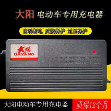 大阳原装电动车电瓶充电器36V12AH48V20AH60V30AH72V32AH64V14AH原厂 大阳60V20AH  T型三孔