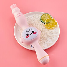 麦巧适烟雾泡泡机自动泡泡棒男孩女孩吹泡泡玩具吹泡泡枪弹力魔法棒抖音同款儿童礼物可充电 少女粉