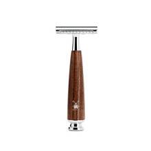 穆乐（Muhle）德国原装进口手动剃须刀传统老式刀片刮胡刀 褐色