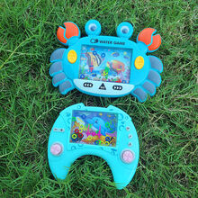 稚气熊 手柄游戏机经典水中套圈圈机经典怀旧玩具0-3-5幼儿园小礼物 螃蟹圈机+手柄圈机【随机色】