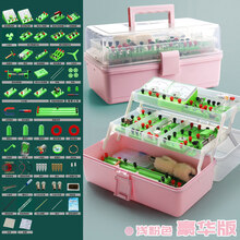小学科学电路实验器材材料全套包四年级下册初中初二物理电学盒箱仪器电路小学生儿童简易小灯泡套装串联并联 浅粉/豪华版(电磁学中学初阶)