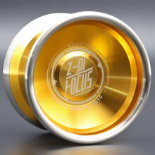 高端竞技专用 悠悠球MAGICYOYO Z01-focus焦点金属溜溜球鬼手 银环亮金(送价值50元配件包)