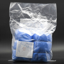 PYD 防护服一次性手术衣无纺布透气防水尘隔离加厚静电服隔离衣工作服 医用隔离鞋套 大号长 10双/包 冰雪