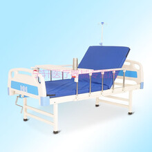 礼达康 单摇床双摇床手摇式病床家用多功能护理床瘫痪病人床医用医院床理疗床门诊养老院老人床可加便孔 A05单摇床+床垫+护栏+餐桌+输液架