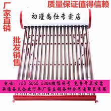 新型太阳能热水器家用一体式电加热全自动不锈钢内胆加厚智能两用初瑾 自动款12只+4只备用管+配件