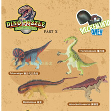 恐龙蛋玩具变形蛋拆装手动恐龙蛋奇趣变形孵化蛋霸王龙儿童模型仿真动物拼装插玩具蛋 镰刀龙+三角龙+梁龙+高棘龙 拼装恐龙带蛋壳