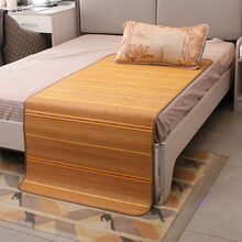 轻奢淑离（SHULI）竹席凉席.米双面可折叠夏季单人床学生宿舍.米竹凉席.m席子抖音网红SN99 金砖环保亲肤席 宽1.2长1.9米