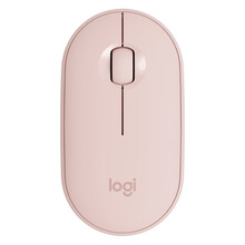 罗技 Logitech Pebble 玫瑰粉无线鼠标蓝牙鼠标鹅卵石蓝牙无线双模苹果MAC笔记本鼠标