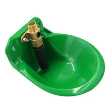 羊用饮水碗羊喝水自动饮水器喂水羊饮水碗加厚牛羊养羊设备喝水槽 不锈钢牛饮水碗