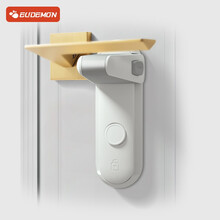 攸曼诚品(eudemon)儿童安全锁扣防小孩开门神器防狗开门猫宠物房门锁宝宝防护防反锁2个装