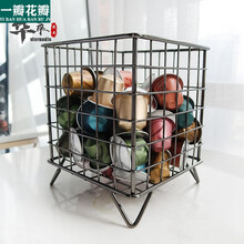 胶囊咖啡架咖啡胶囊收纳架 收纳盒  小巧不占地 不生锈不掉漆 可装 深灰色 不含胶囊