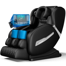 雄鼎（XIONGDING）按摩椅家用全身豪华零重力全自动多功能电动按摩沙发椅子智能太空舱 曜石黑【顶配】按摩椅