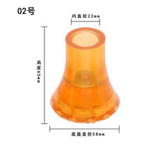 艾妃梦 老年人孕妇拐杖防滑耐磨拐棍下拐杖拐杖脚垫胶头拐杖头防滑头橡胶头 02