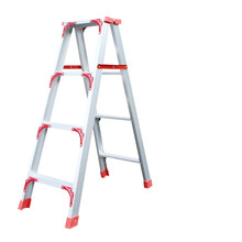 Homeglen 加厚铝合金梯子人字梯折叠梯 1.3米全加固款