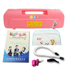 奇美 口风琴37键/32键儿童中小学生入门口风琴课堂教学用琴 37小精灵-粉色(树脂盒)