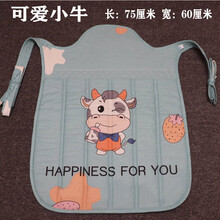 婴儿背带云南贵州传统老式婴儿背带后背式四川宝宝背扇被纯棉外出背娃神器 【大号】可爱小牛【0-2岁】